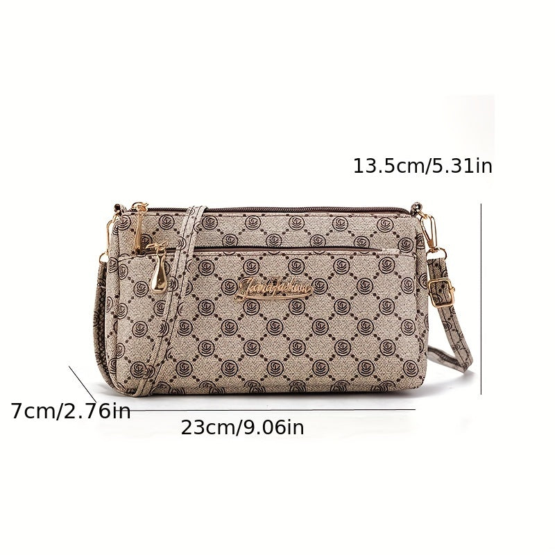Borsa A Tracolla Singola Con Cerniera Multistrato, Per Borsa A Tracolla Da Donna, Per Borsa Della Mamma - Borsa Per Cellulare