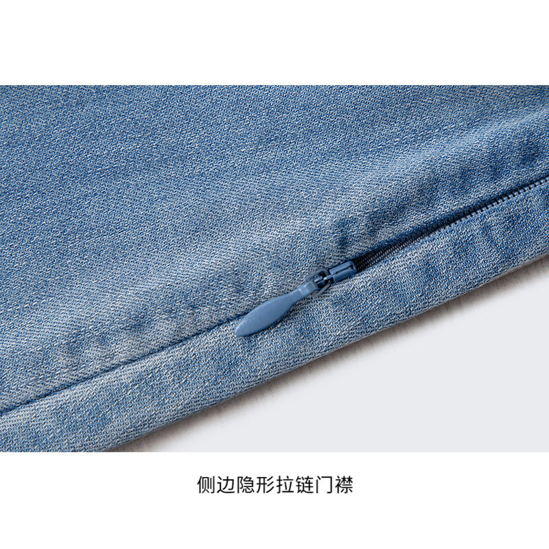 SFL skirt female 2021 new summer fish tail skirt cowboy half dress 3c5245841