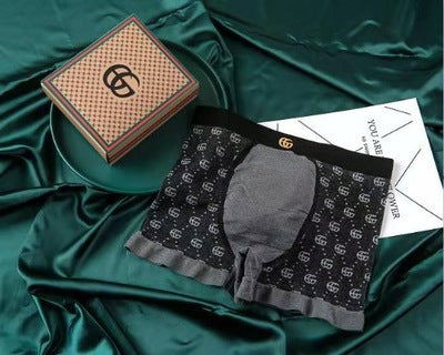 GU Bai men's underwear box Most Four Pants Pants Sexy Teen Large Size Men's Birth