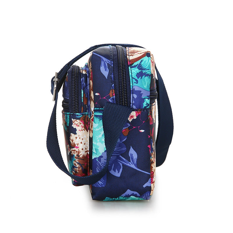Wholesale 2021 new Messenger bag female canvas Mummy bag 20 × 15 shoulder bag Based old flower cloth bag
