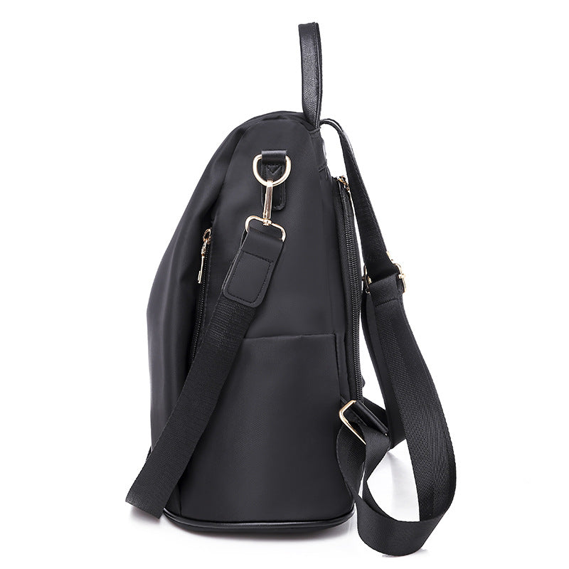 Factory direct Oxford cloth backpack 2020 new fashion trend casual wild pure color women's outdoor backpack