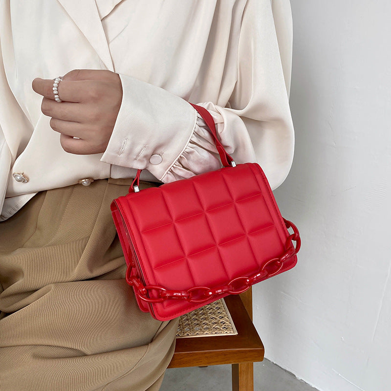 Ocean fashion premievous women's bag 2021 net red pop bag new small square bag hand mentioned shoulder bag