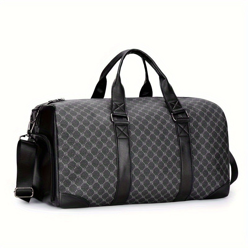 Large Capacity Travel Duffle Bag, Sports Fitness Gym Yoga Bag, Weekender Overnight Bag & Luggage Suitcase Organizer