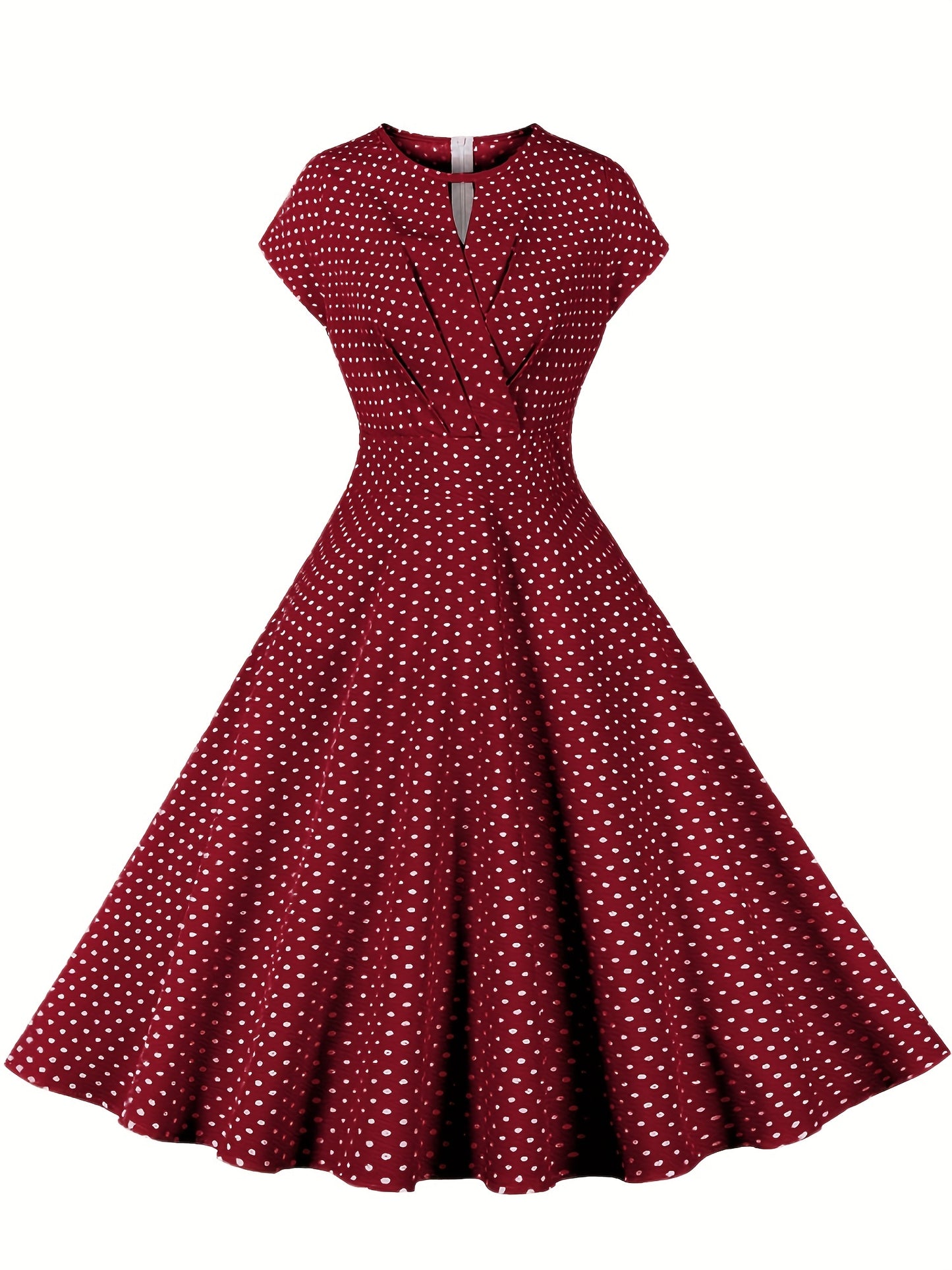 Women's Dresses Casual Summer Fashion Polka Dot Retro Loose Swing Dresses