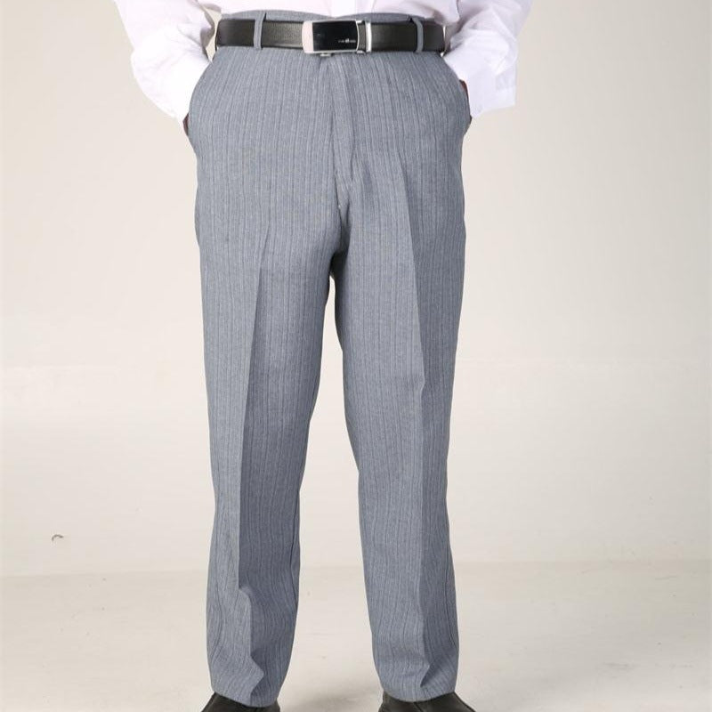 Spring and summer new middle-aged male trousers high waist loose business thin model old big code trousers casual suit trousers