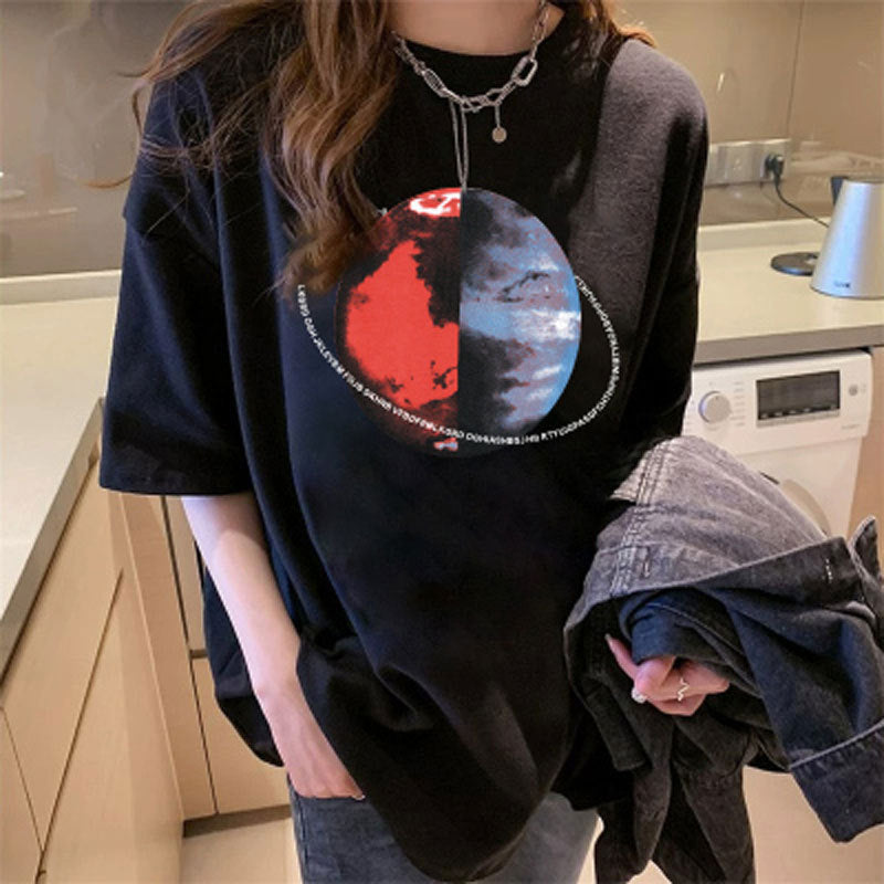 Good quality combed cotton bottoming shirt female 2021 new long dress wide size casual women's T-shirt female