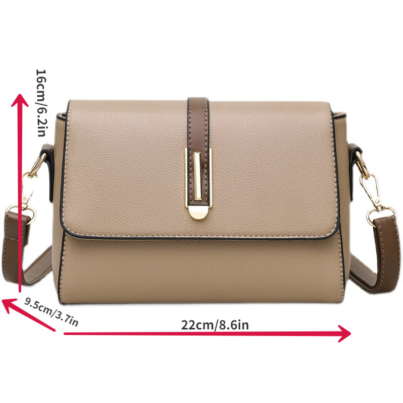 Classic Flap Square Shoulder Bag, Women's All-Match Niche Crossbody Gift Bag For Mom
