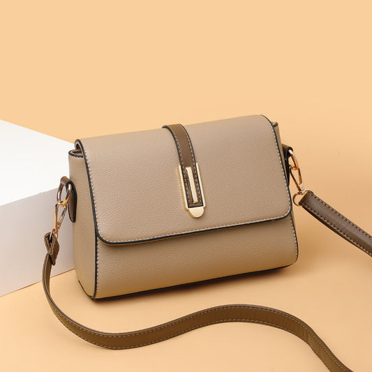 Classic Flap Square Shoulder Bag, Women's All-Match Niche Crossbody Gift Bag For Mom