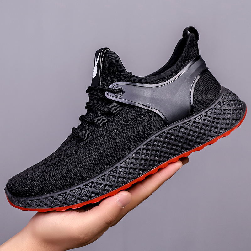 2020 fast hand spring summer new men's shoes flying weaving running shoes casual shoes Korean version of the trend