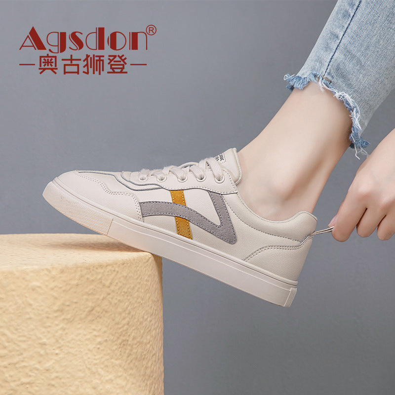 Net red white shoes female 2021 summer new fashion Korean version of the students flat shoes simple display feet small breathable women's shoes