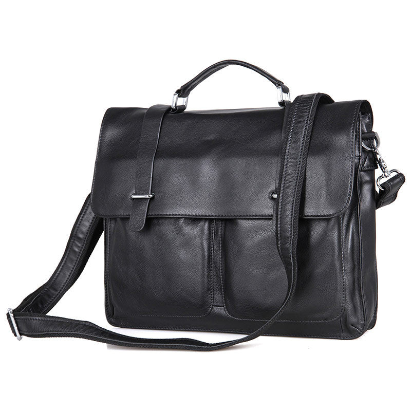 Japanese and Han Zunyi special leather men's briefcase handbag shoulder diagonal bag computer bag 7100