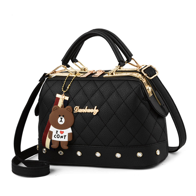 Women's Kawaii Design Quilted Handbag