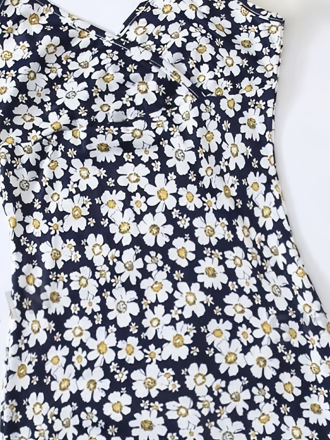 Floral Print Cami Dress, Elegant Sleeveless Bodycon Mini Dress For Vacation, Women's Clothing