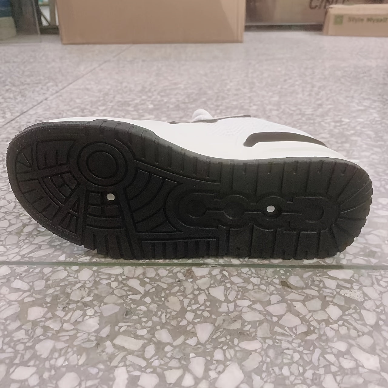 Men's Trendy Street Style Colour Block Skateboard Shoes, Comfy Non Slip Lace Up Casual Durable Sneakers For Men's Outdoor Activities