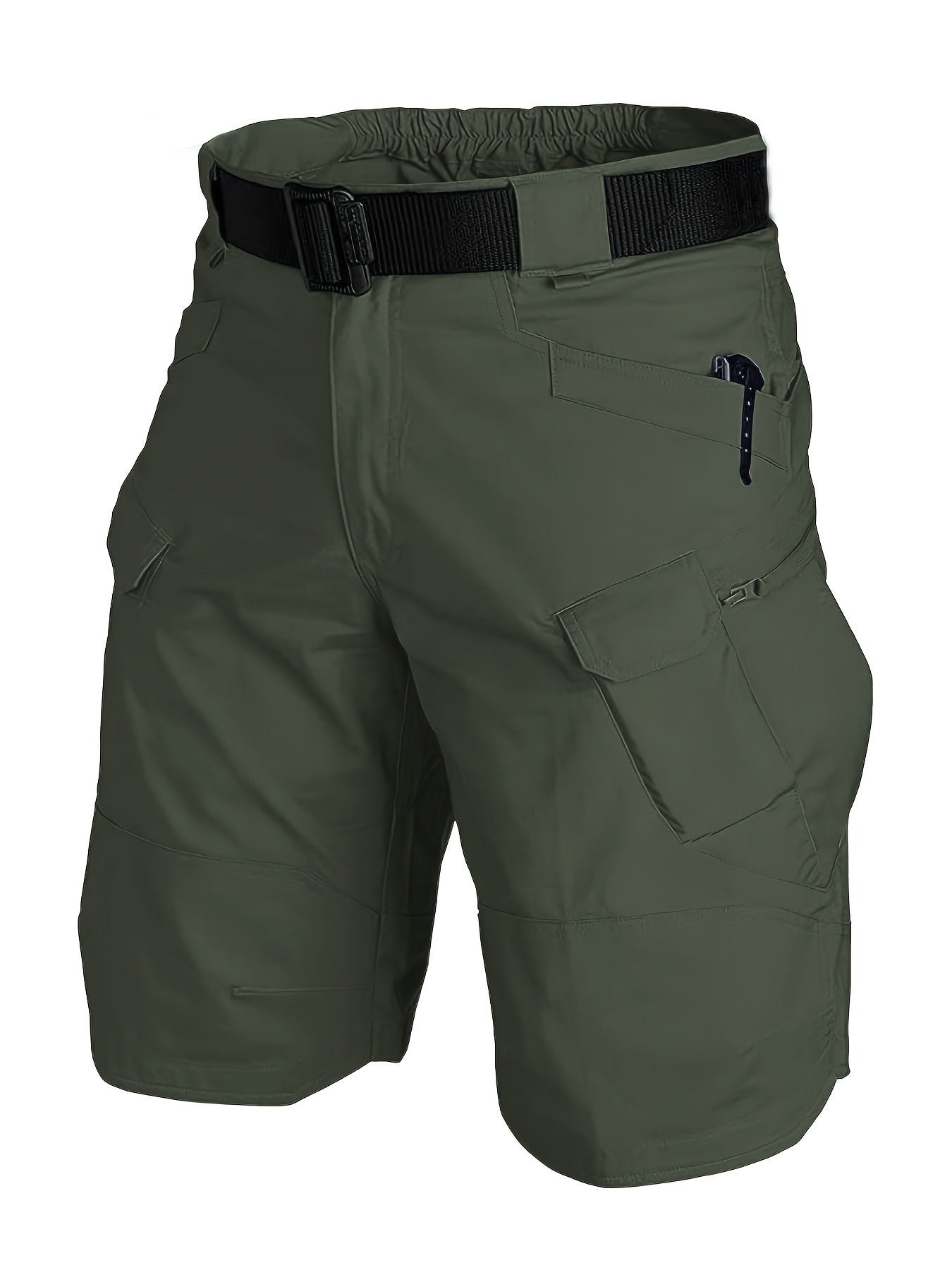 Men's Casual Tactical Shorts, Multi Pocket Shorts For Outdoor Activities