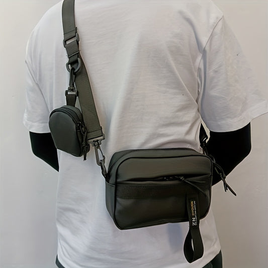 Men's Shoulder Bag Casual Single Shoulder Bag For Going Out, Creative Bag