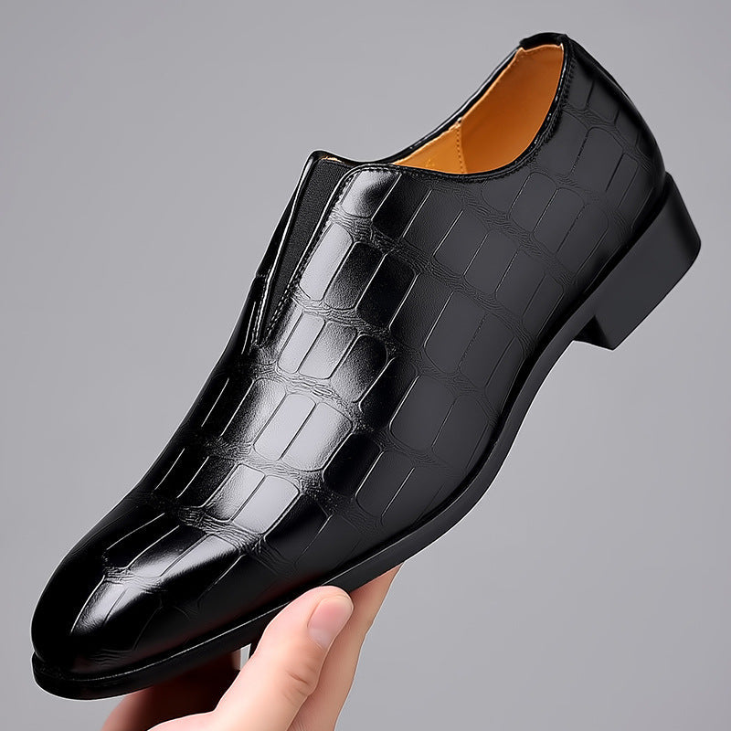 Shock-Absorbing Leather Shoes