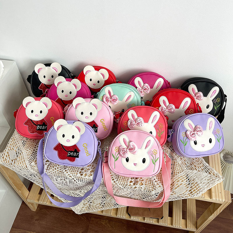 Children's new Messenger bag cartoon cute accessories shoulder bag mini change bag multicolor anti-pretext tide bag