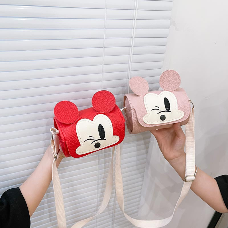 Korean version of the cartoon mouse bag fashion children's Messenger bag ore girl photo shoulder small bag child purse tide