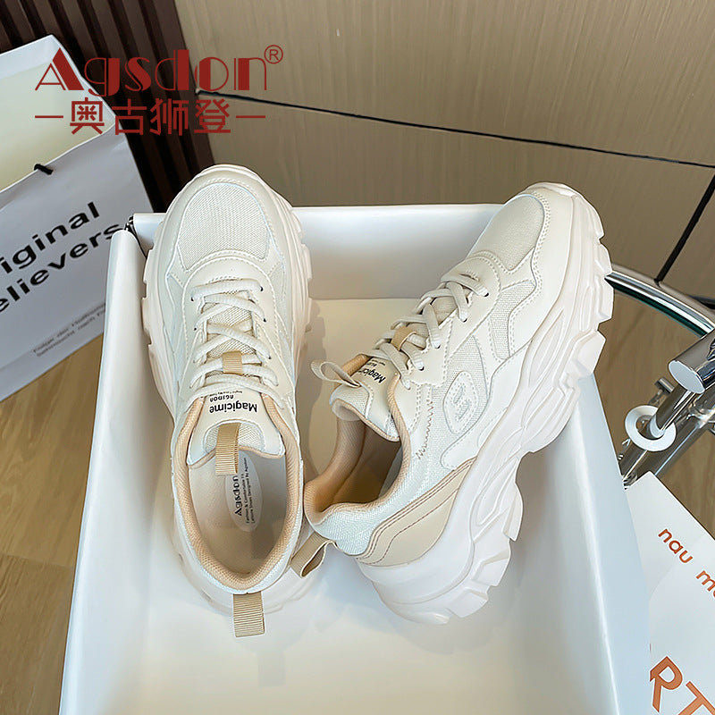 August Liling Old Shoes InS Tide Female Shoes 2021 New Summer Single Shoes Student Sports Casual Shoes