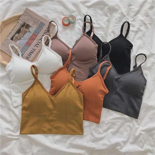 Small sling vest female Xiamei back net red, wearing a short, short, sleeveless top, INS tide