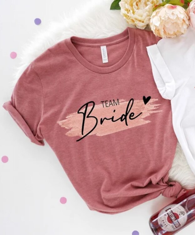 Bridal Team Paint Streak T-Shirt