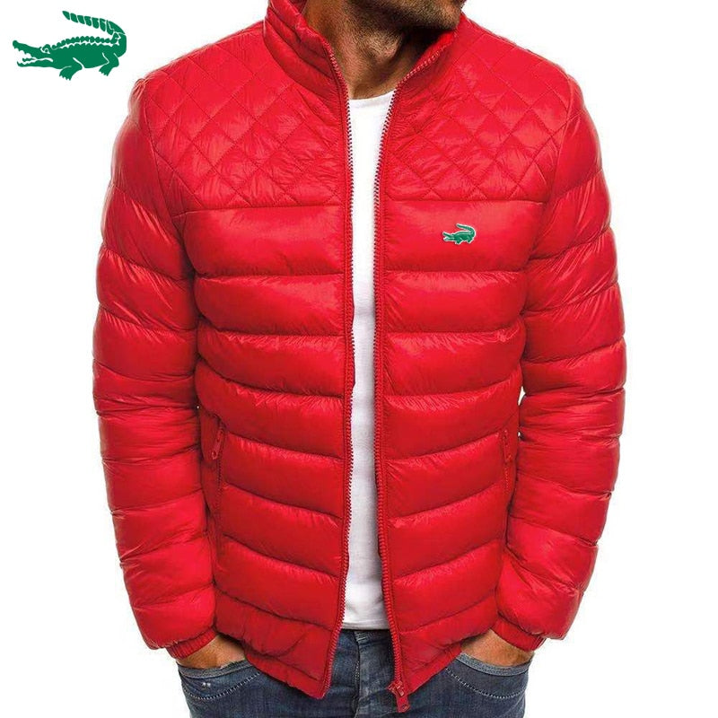 Autumn/Winter 2022 Men's Zipper Cotton Jacket Top Warm and Comfortable Men's Jacket Top Comfortable Down Cotton Jacket