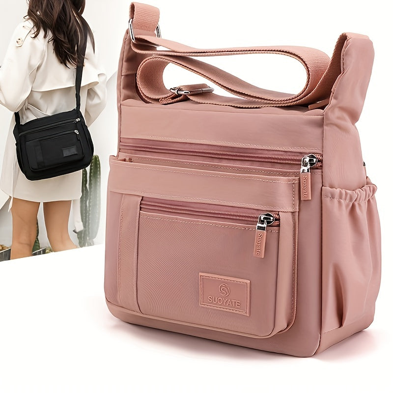 Minimalist Casual Hobo Shoulder Bag, All-Match Crossbody Bag, Women's Zipper Shoulder Bag