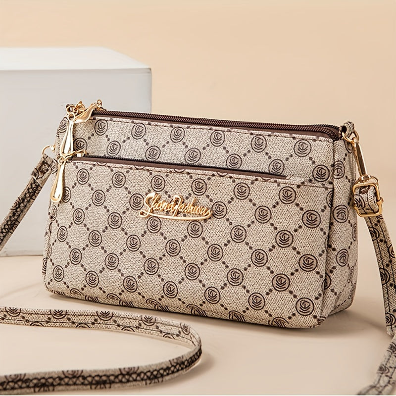 Borsa A Tracolla Singola Con Cerniera Multistrato, Per Borsa A Tracolla Da Donna, Per Borsa Della Mamma - Borsa Per Cellulare