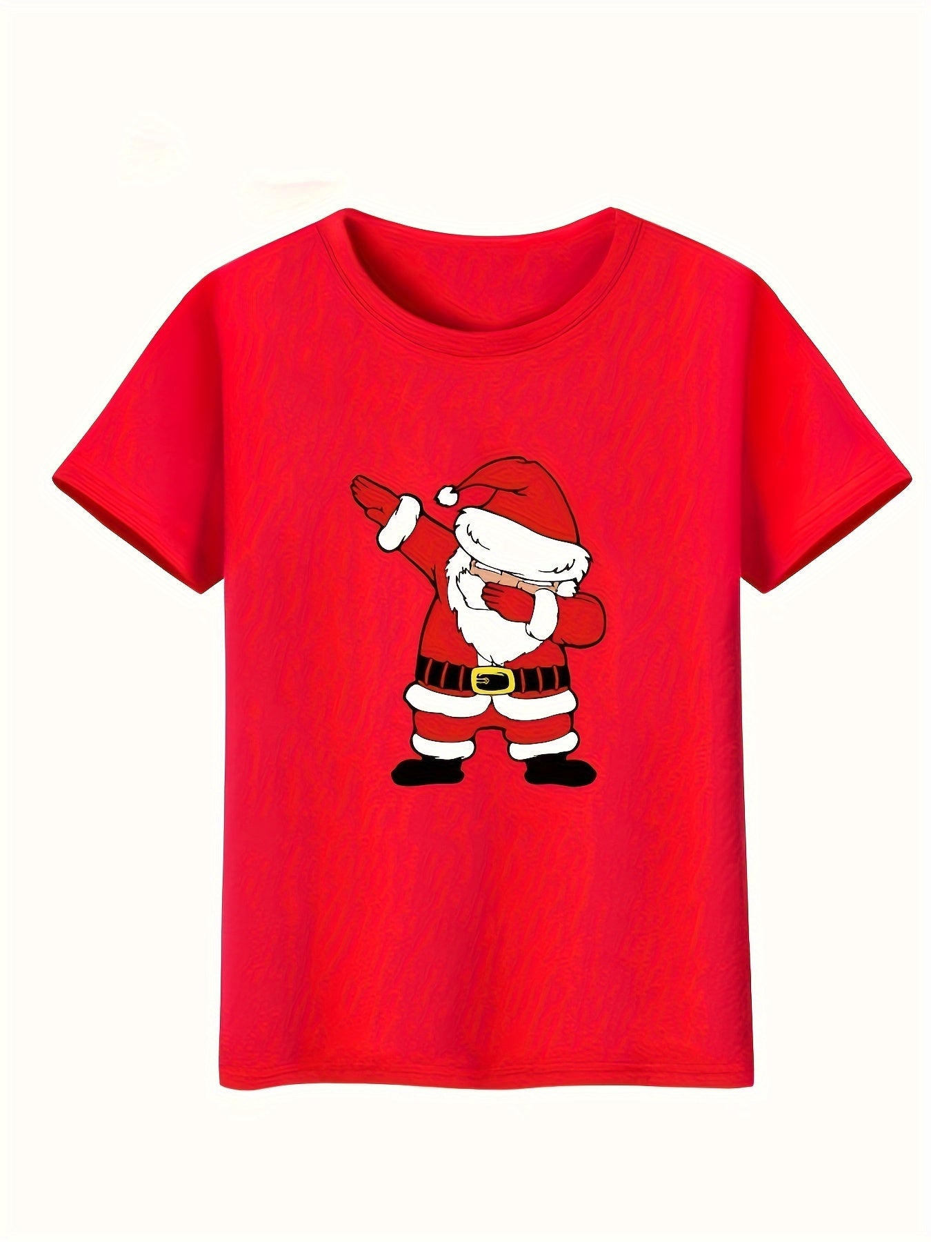 Stylish Family Matching T-shirts, Mommy And Me Casual Heart Print Short Sleeve Tops, Mom And Kids Matching Tees For Summer