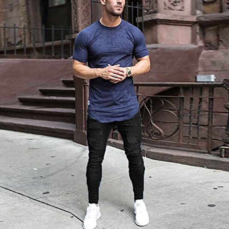 Men's Ripped Skinny Jeans