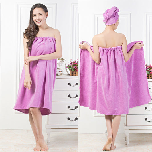 Bath towel large towel 70 140 fiber suit ultra-water vessel bath skirt dry hare cap can be customized LOGO