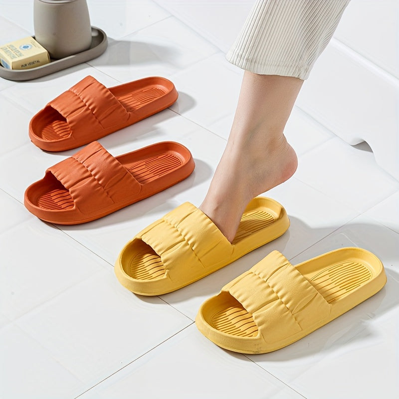 Minimalist Non-slip Home Slides, Soft Sole Lightweight Quick Drying Shower Slides, Non-slip Summer Beach Slides