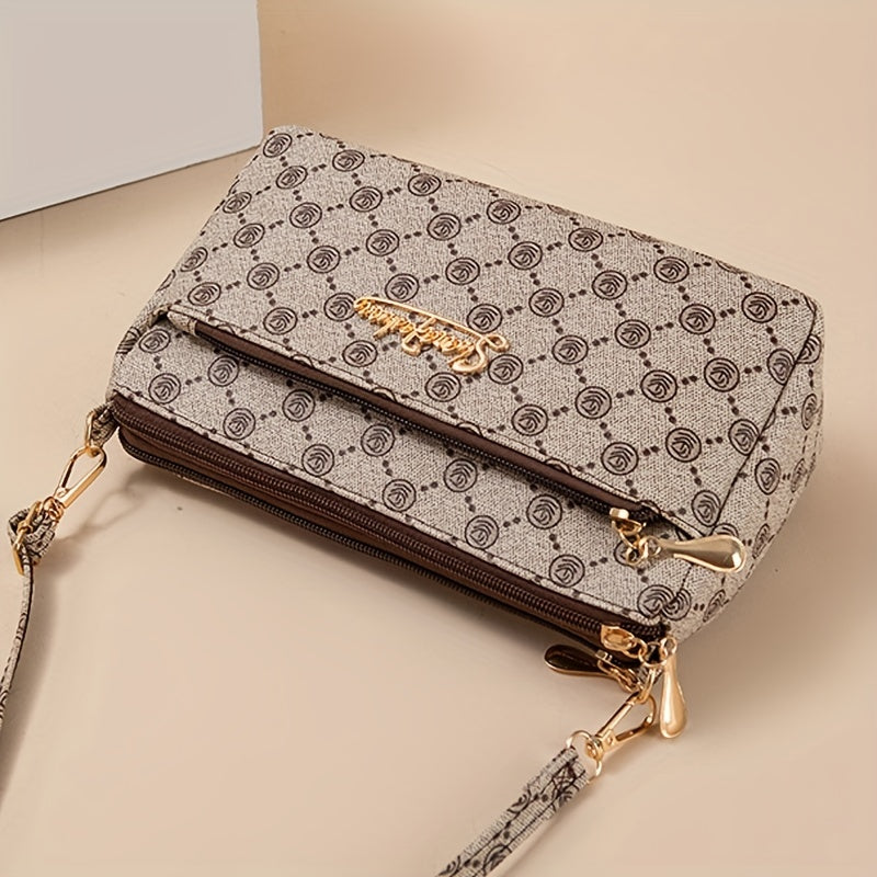Borsa A Tracolla Singola Con Cerniera Multistrato, Per Borsa A Tracolla Da Donna, Per Borsa Della Mamma - Borsa Per Cellulare