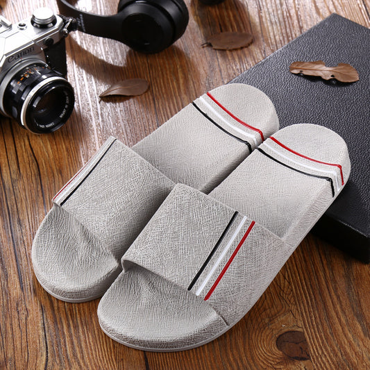 Summer new home couple Slippers indoor sandals, soft bottom bathroom, slippers, large size, slippers, men