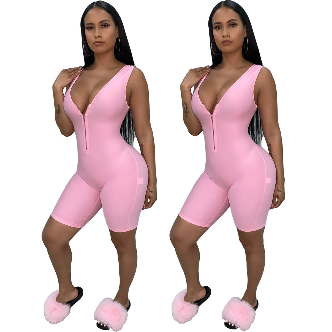 Short Leisure jumpsuit