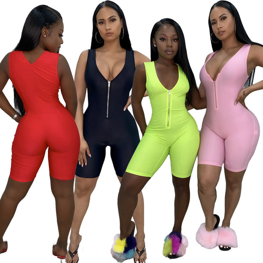 Short Leisure jumpsuit