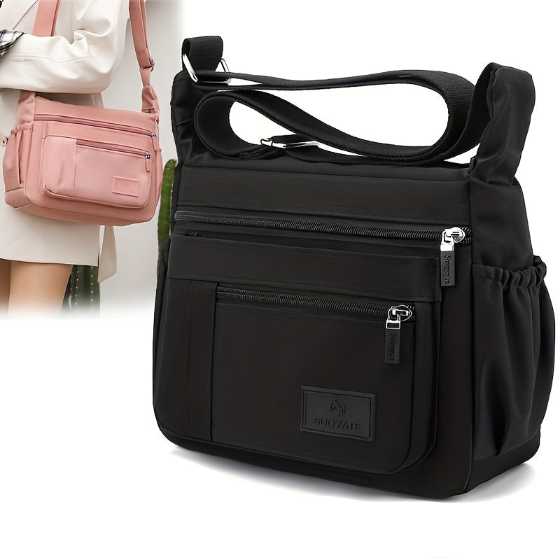 Minimalist Casual Hobo Shoulder Bag, All-Match Crossbody Bag, Women's Zipper Shoulder Bag