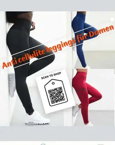 Anti-cellulite leggings for women in sizes S-XL
