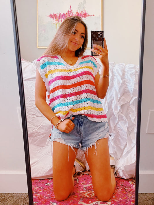 Confetti Knit Top