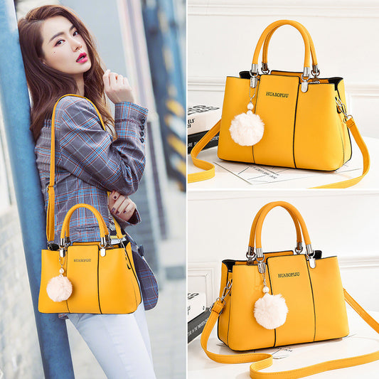 Bag female 2020 hand bag autumn and winter model candy color fashion ladies simple Messenger bag shoulder bag one generation