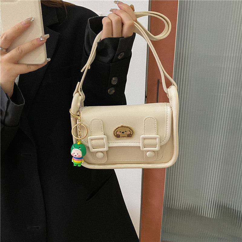 Trendy fashion popular niche bag women's bag 2022 summer new all-match messenger texture one-shoulder small square bag