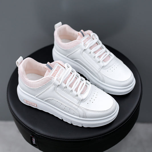 INS tide small white shoes female 2021 spring new breathable Korean board shoes female student running panel shoes NK102