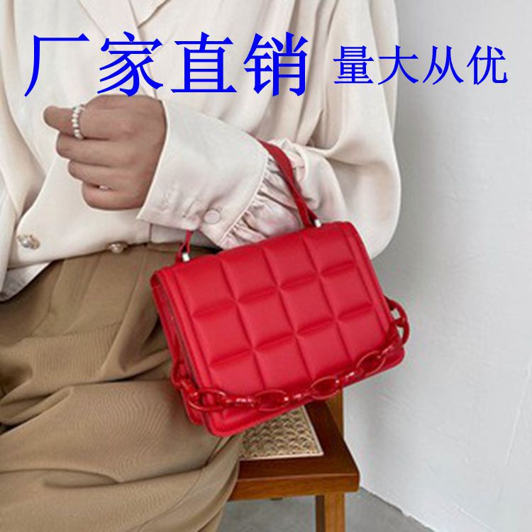 Ocean fashion premievous women's bag 2021 net red pop bag new small square bag hand mentioned shoulder bag