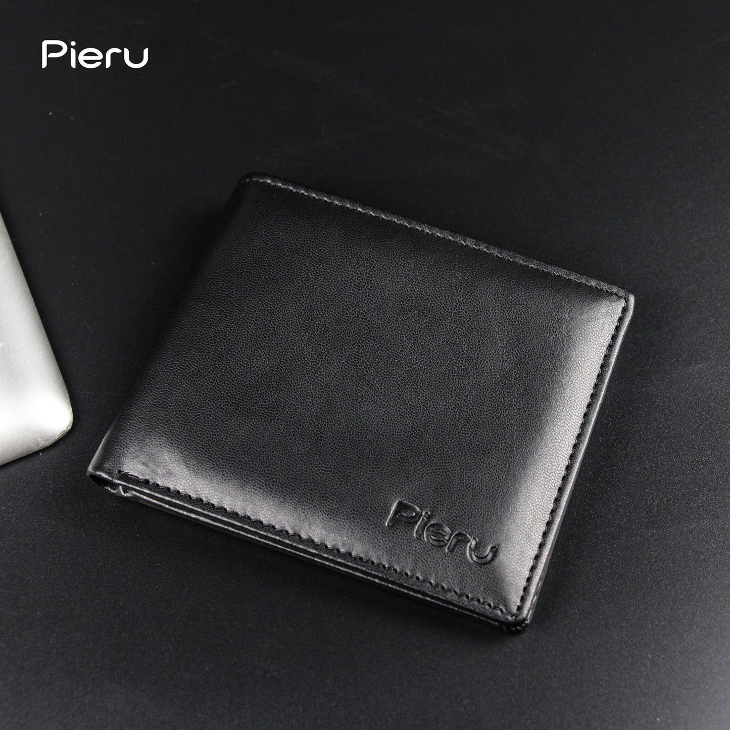 Foreign trade explosions men's wallet horizontal short leisure business tickets two fold multi-card plaque wallet pack wholesale