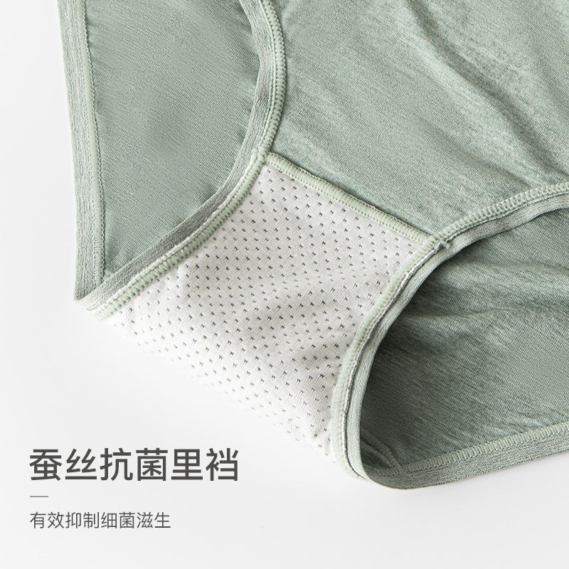 New products 60 modal silkworm antibacterial underwear women's medium ladies no trace solid color trippers source manufacturers