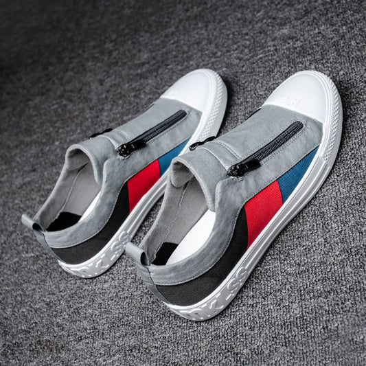 Canvas shoes men's 2023 summer breathable men's shoes Korean version trend shoes men's board shoes student tide shoes casual shoes men