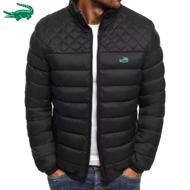 Autumn/Winter 2022 Men's Zipper Cotton Jacket Top Warm and Comfortable Men's Jacket Top Comfortable Down Cotton Jacket