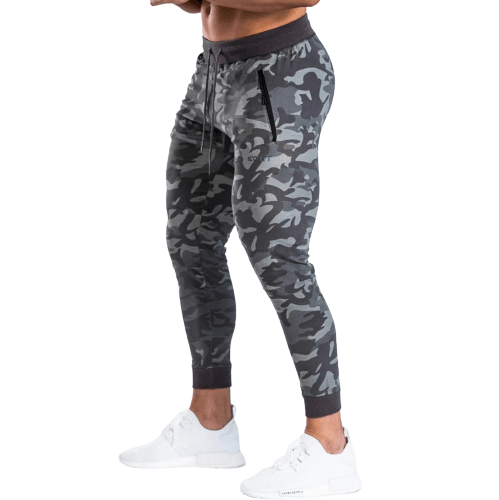 Men's Two Piece Tracksuit Set | Grey Camo Designed