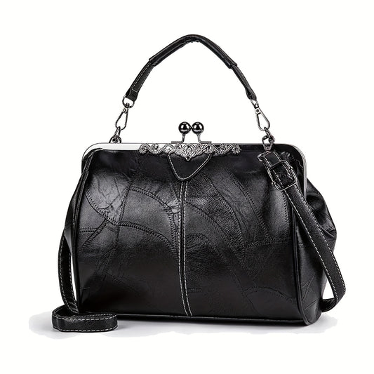 Ladies Soft Retro Leather Large Capacity Multi-Pocket Portable Shoulder Crossbody Women Handbag Cell Phone Bag Clutch Bag Purse Party Dinner Bag Spanish Bag Casual Versatile Paragraph Birthday Gift Removable Shoulder Strap Cheap On